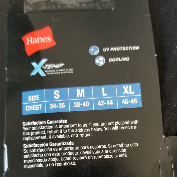 Men's Hanes XTemp T-Shirt - White NIP - Picture 3 of 3